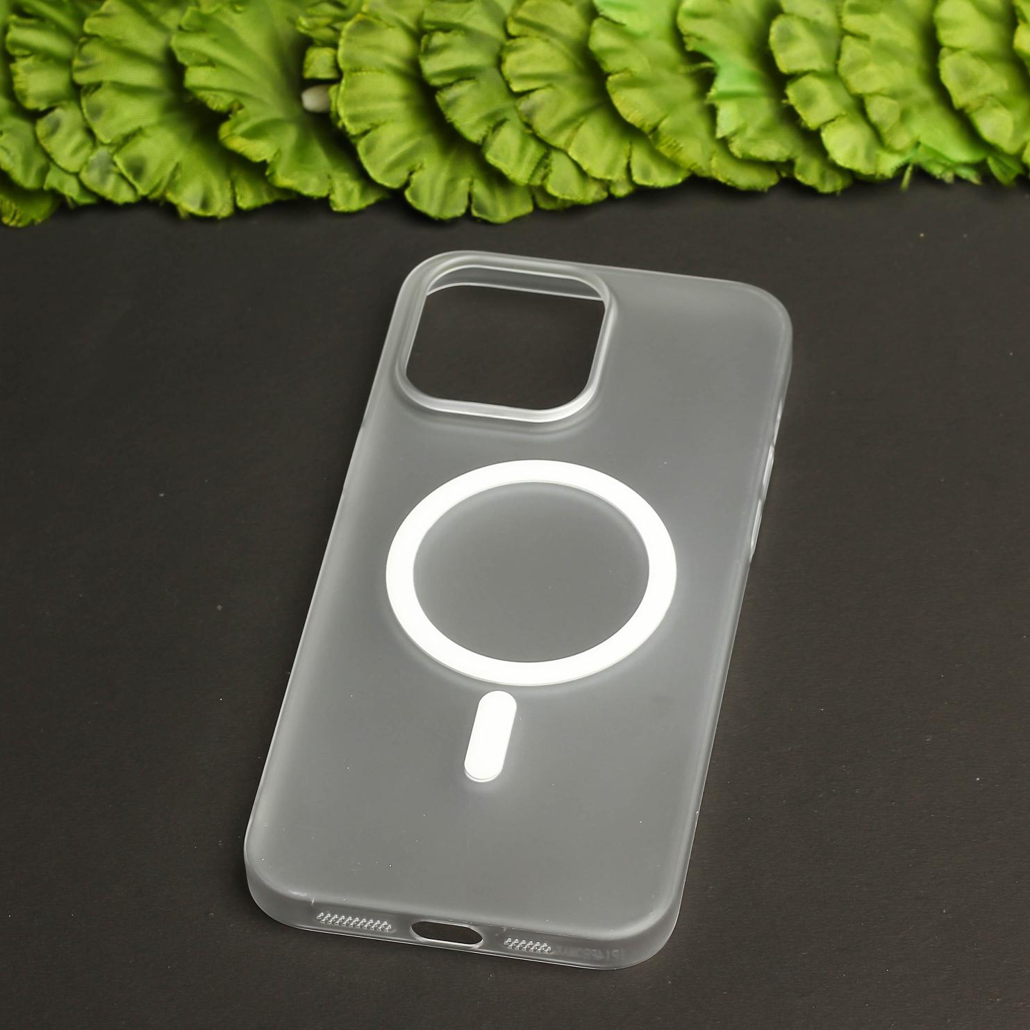 White Paper Matte Magsafe Case for Apple Iphone 13 Pro Max