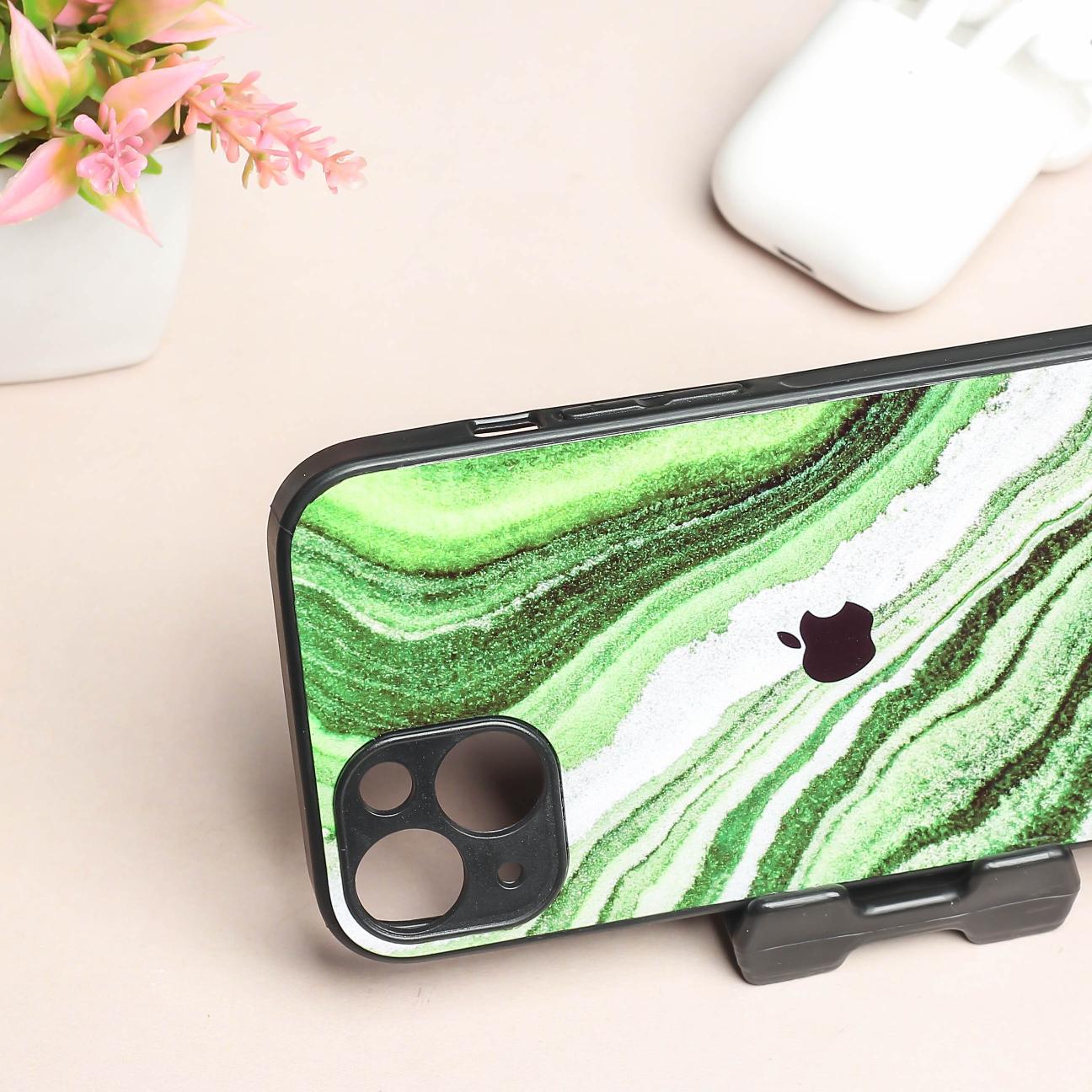 Greenstone Essence metal back case for Apple Iphone 15