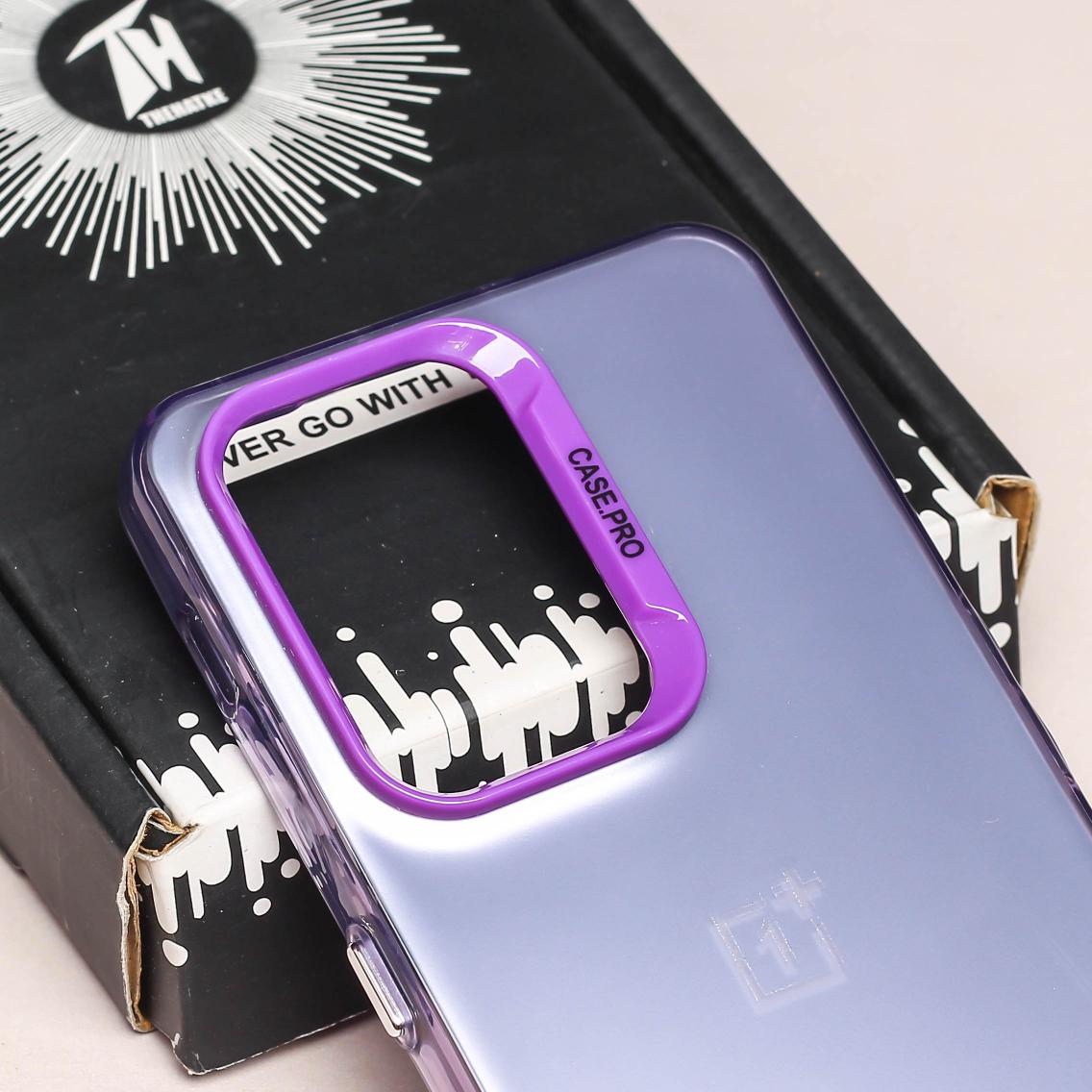 Purple Rgiem Slim Slicone Non-Yellowing Protective Case for Oneplus Nord CE 2