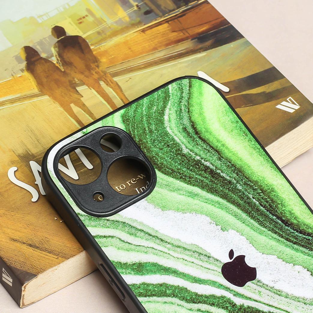 Greenstone Essence metal back case for Apple Iphone 15