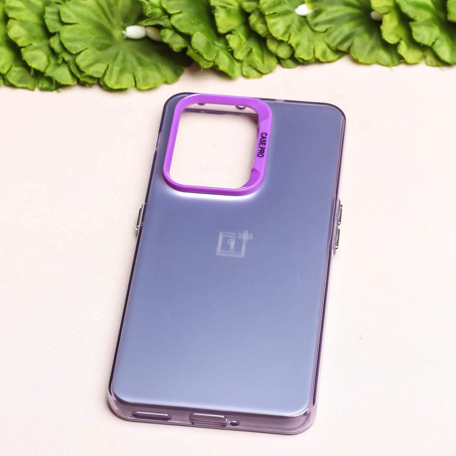 Purple Rgiem Slim Slicone Non-Yellowing Protective Case for Oneplus Nord CE 2