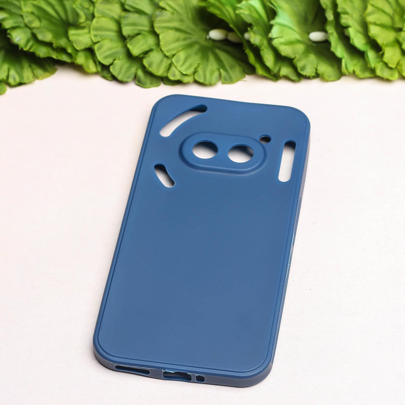 Dark Blue Candy Silicone Case for Nothing Phone 2A