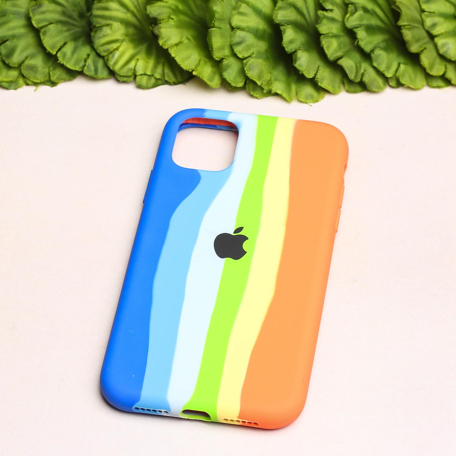 PATTERN 2 Rainbow Silicone Case for Apple iphone 12 Mini