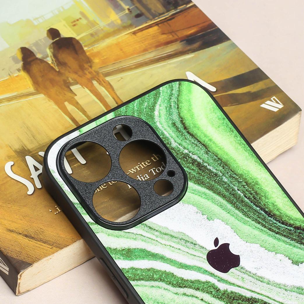 Greenstone Essence metal back case for Apple Iphone 14 Pro