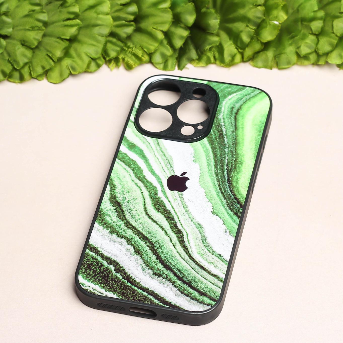 Greenstone Essence metal back case for Apple Iphone 15 Pro