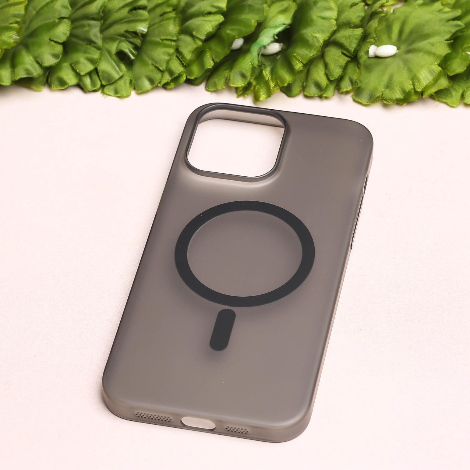 Black Paper Matte Magsafe Case for Apple Iphone 11