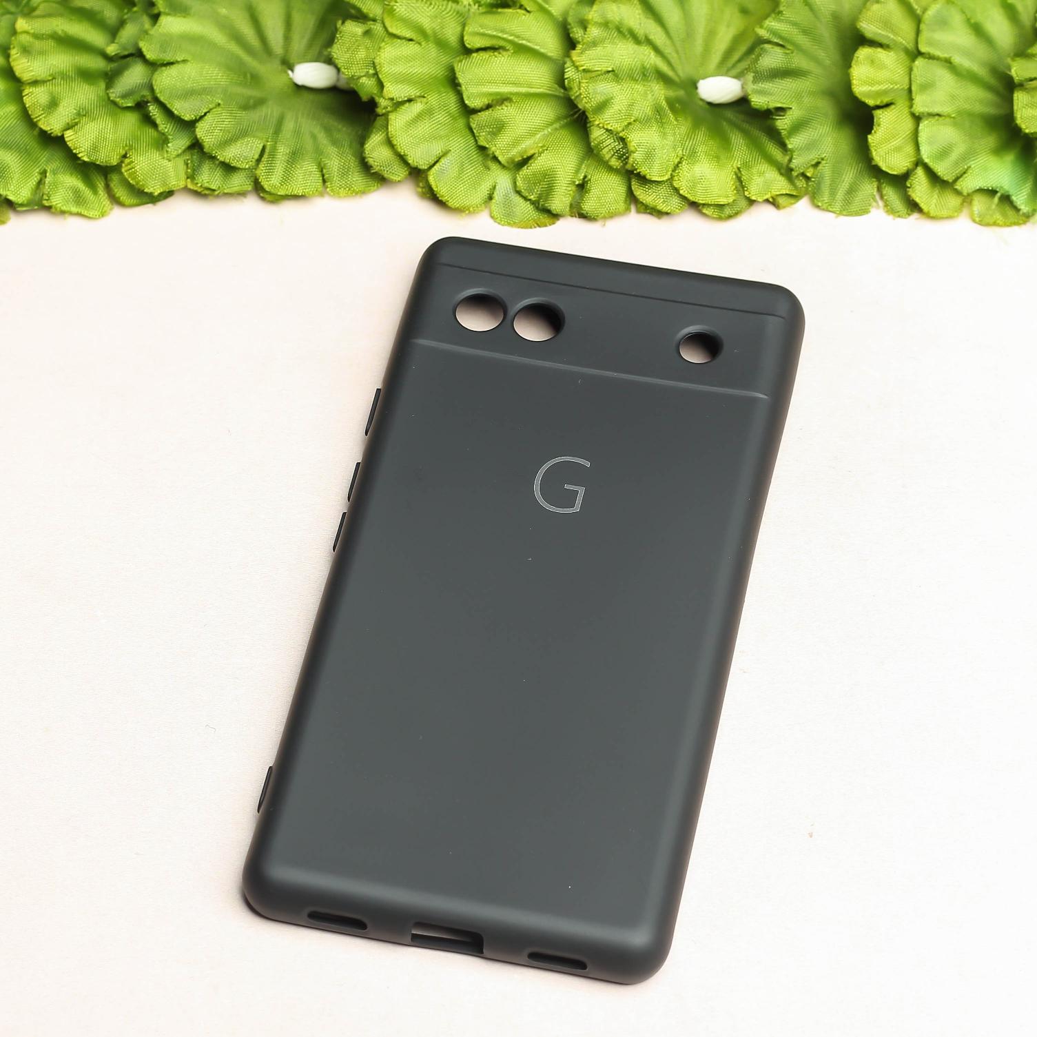 Black Camera Original Silicone case for Google Pixel 6A