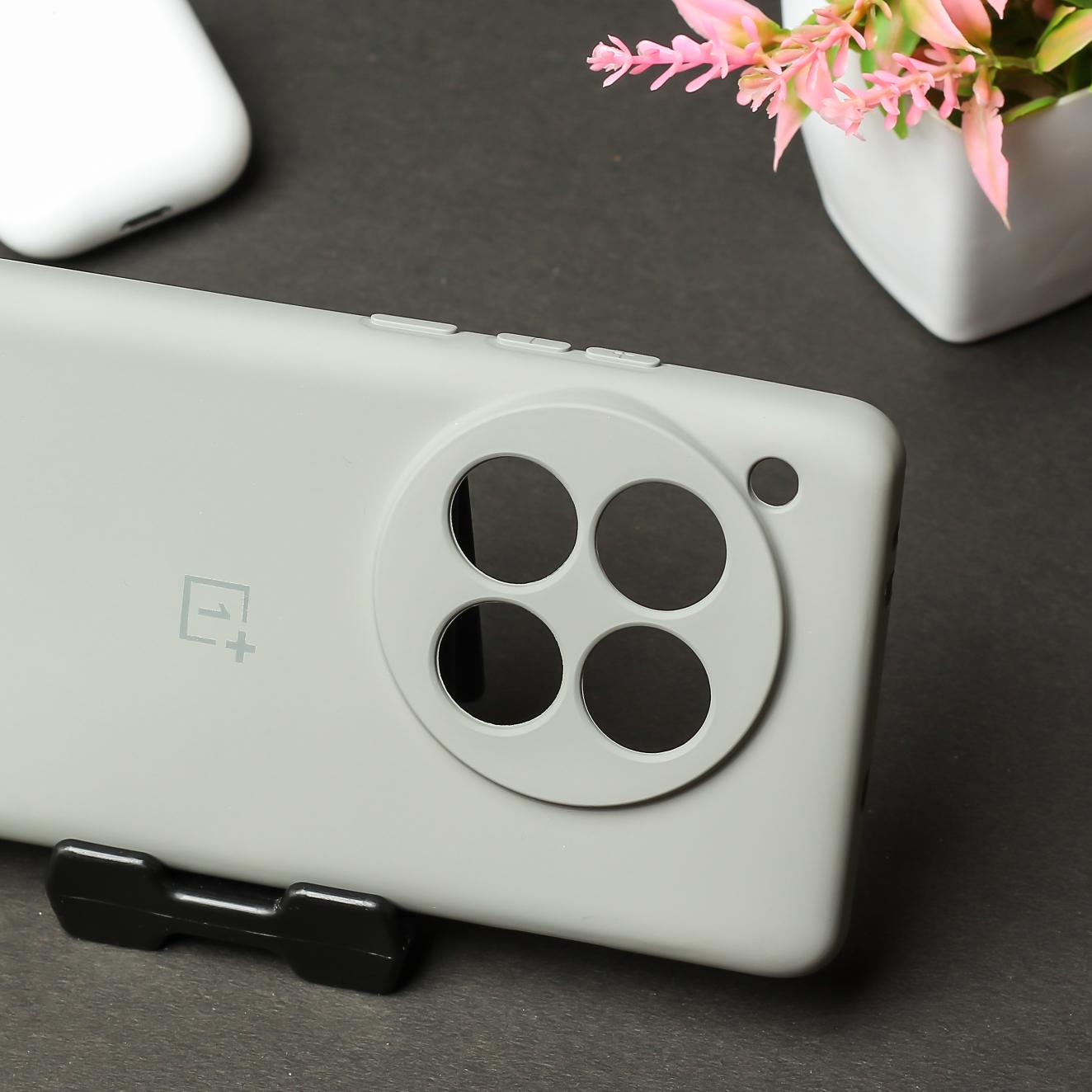 Light Brown Camera Original Silicone case for Oneplus 12r