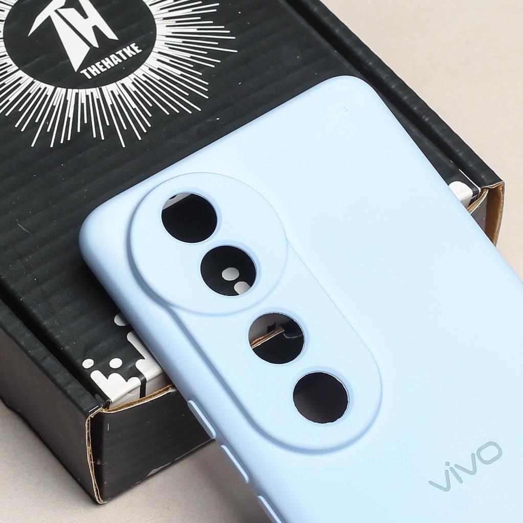 Cloud Blue Camera Original Silicone case for Vivo V40