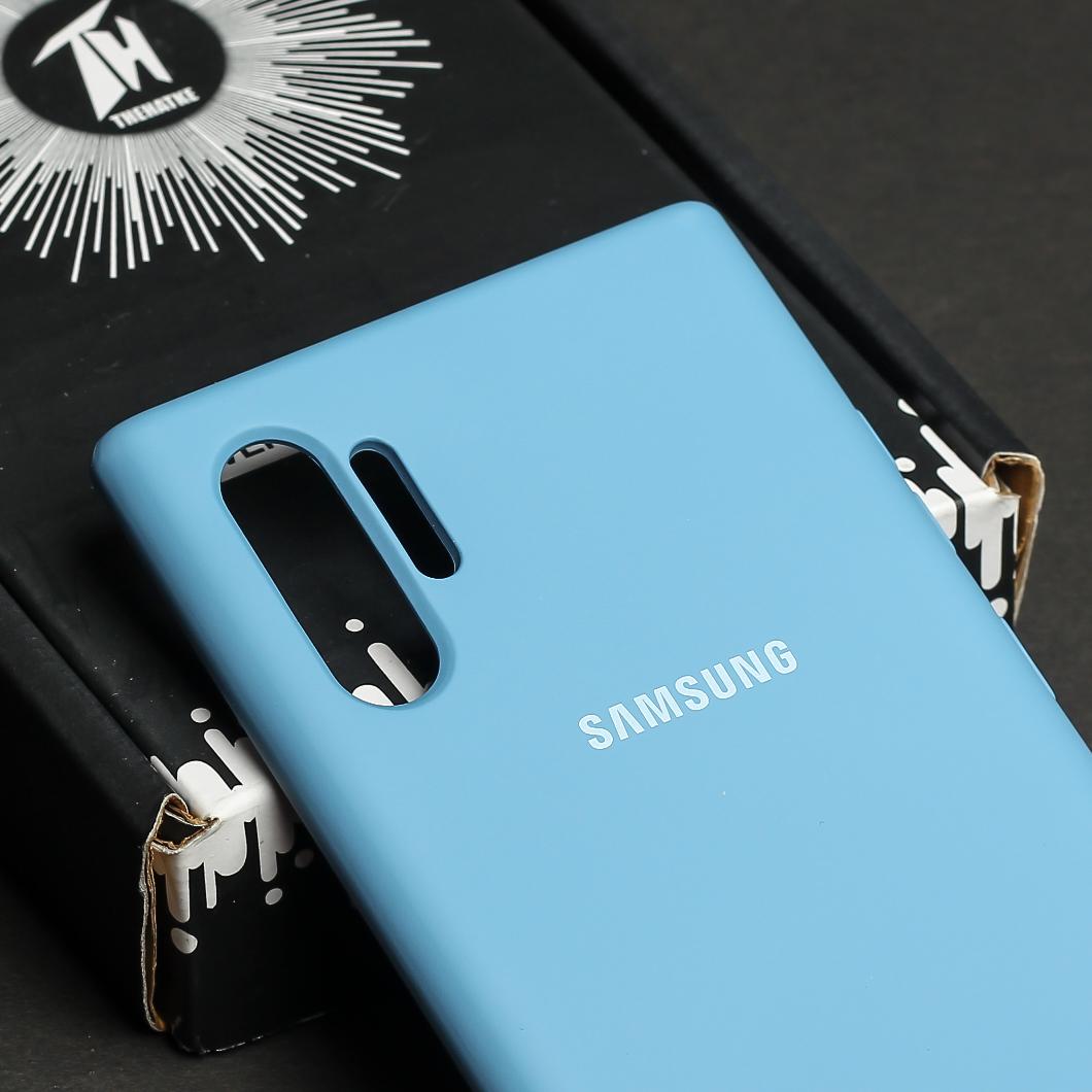 Sky Blue Original Silicone case for Samsung Note 10 Plus