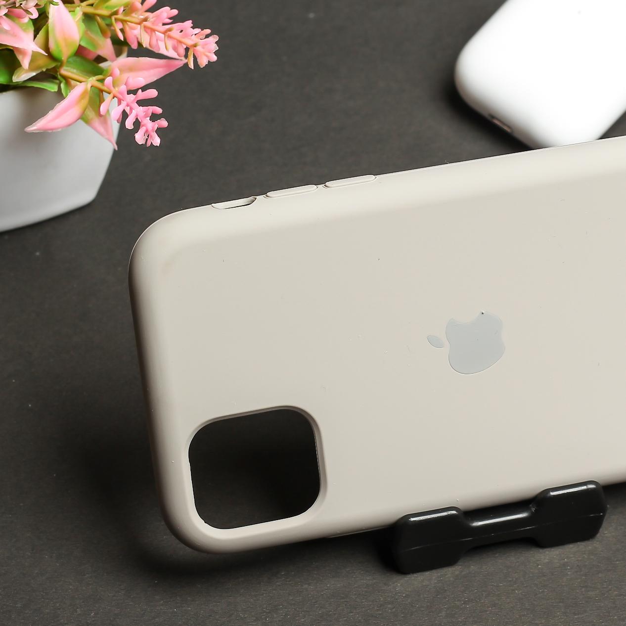 Light Brown Original Silicone case for Apple iphone 11