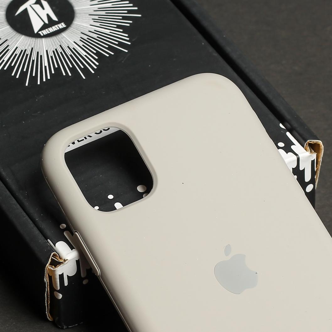 Light Brown Original Silicone case for Apple iphone 11