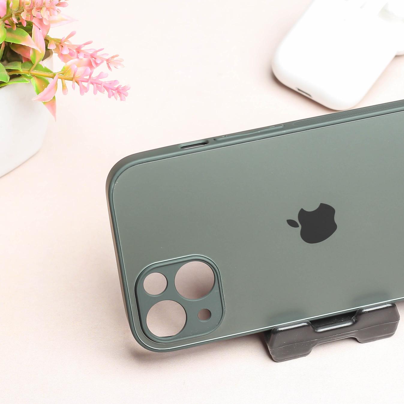 Grey Matte Fiber Silicone case for Apple iphone 13 Mini