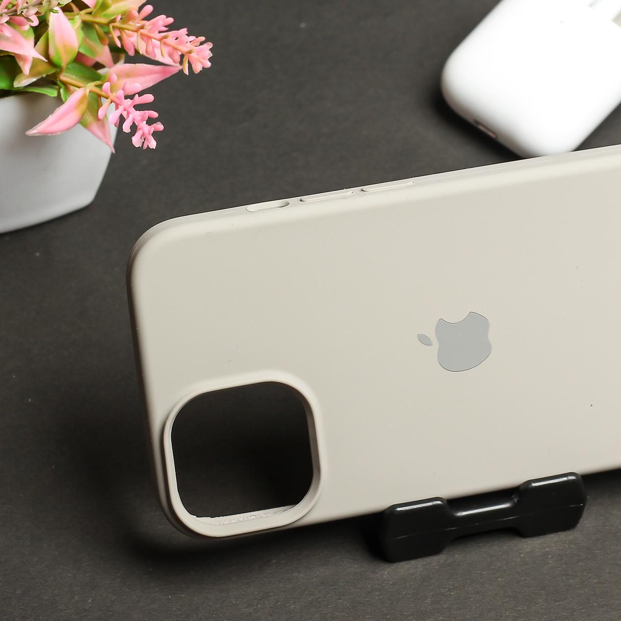 Light Brown Original Silicone case for Apple iPhone 13