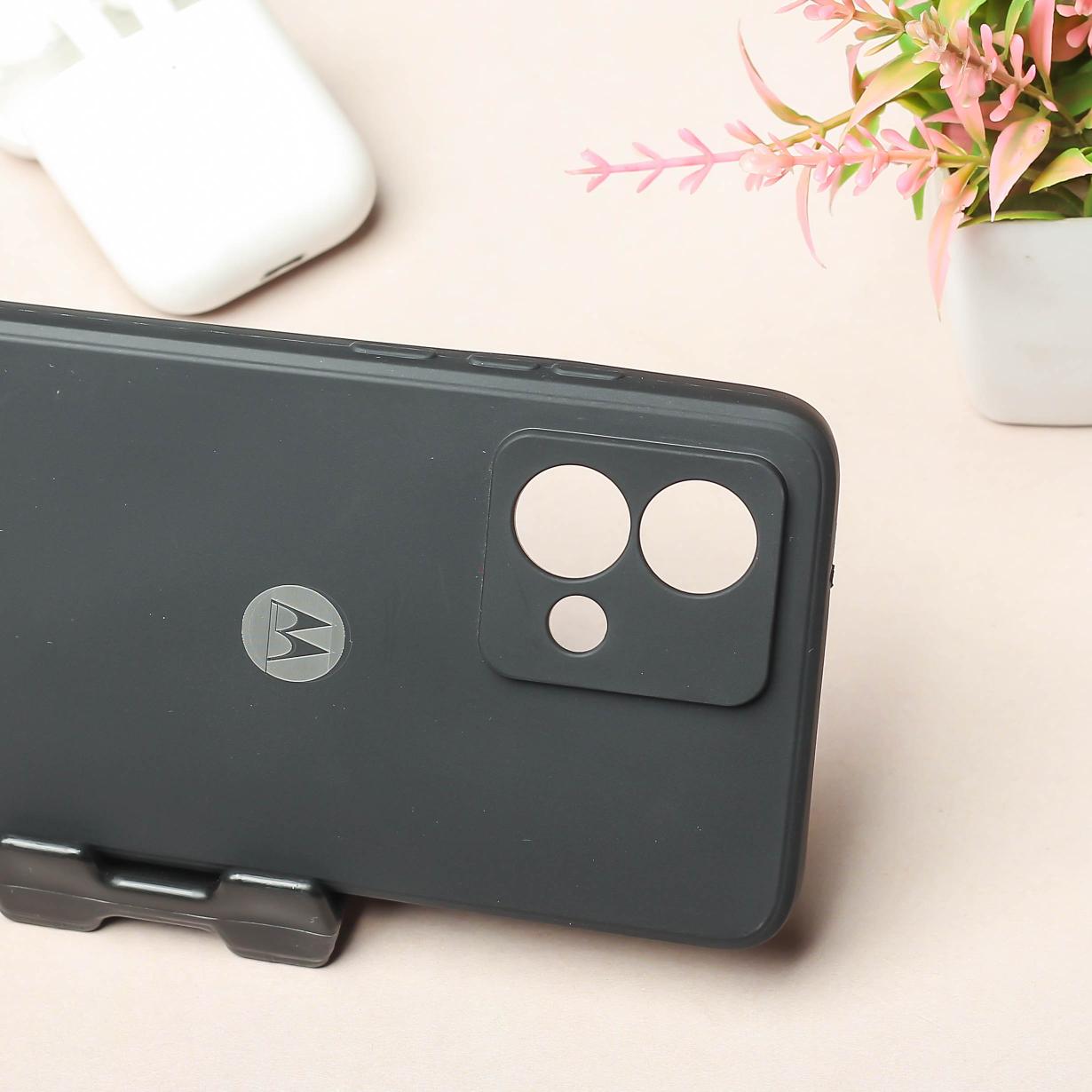 Black Camera Original Silicone case for Motorola Edge 40 Neo