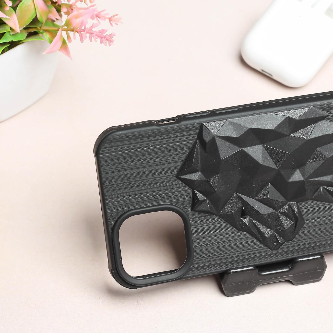 LION Engraved Silicone Case for Apple iphone 13