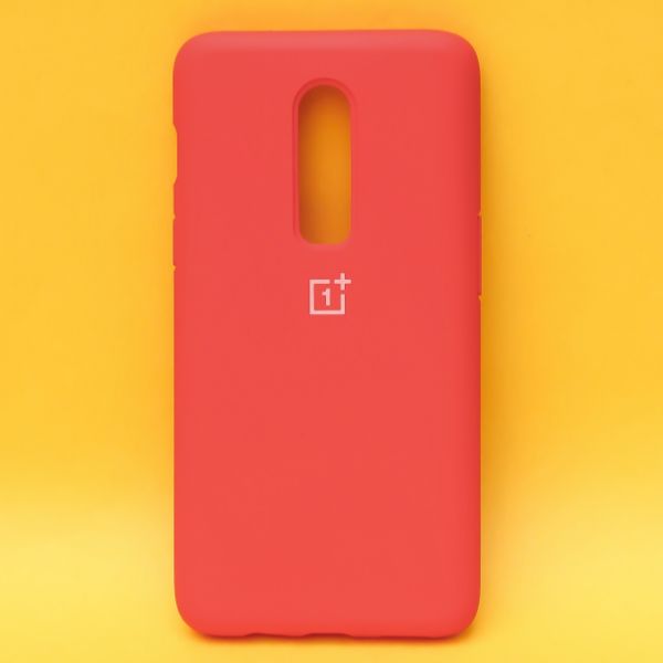 Red Original Silicone case for Oneplus 6