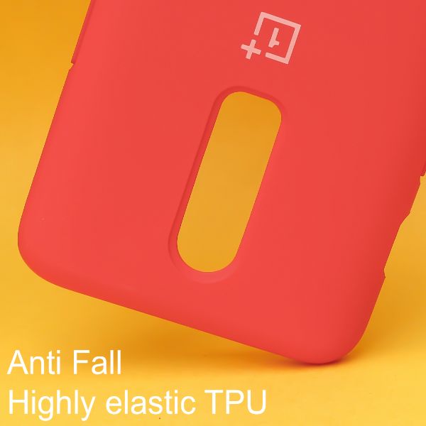 Red Original Silicone case for Oneplus 6