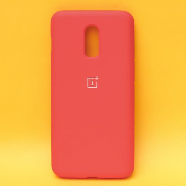 Red Original Silicone case for Oneplus 7