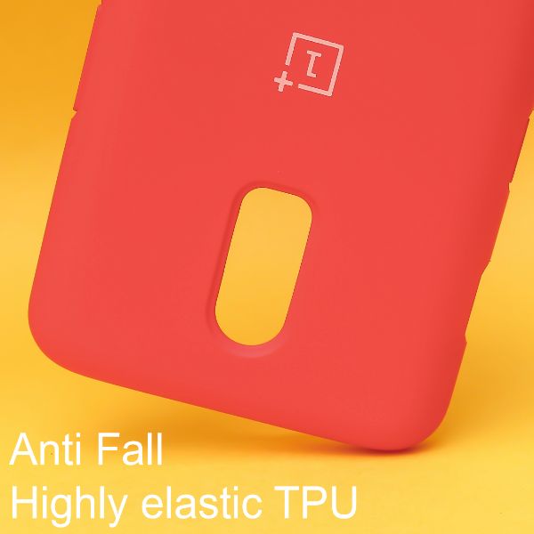 Red Original Silicone case for Oneplus 7