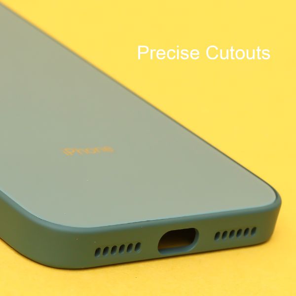 Dark green camera Safe mirror case for Apple Iphone X/Xs