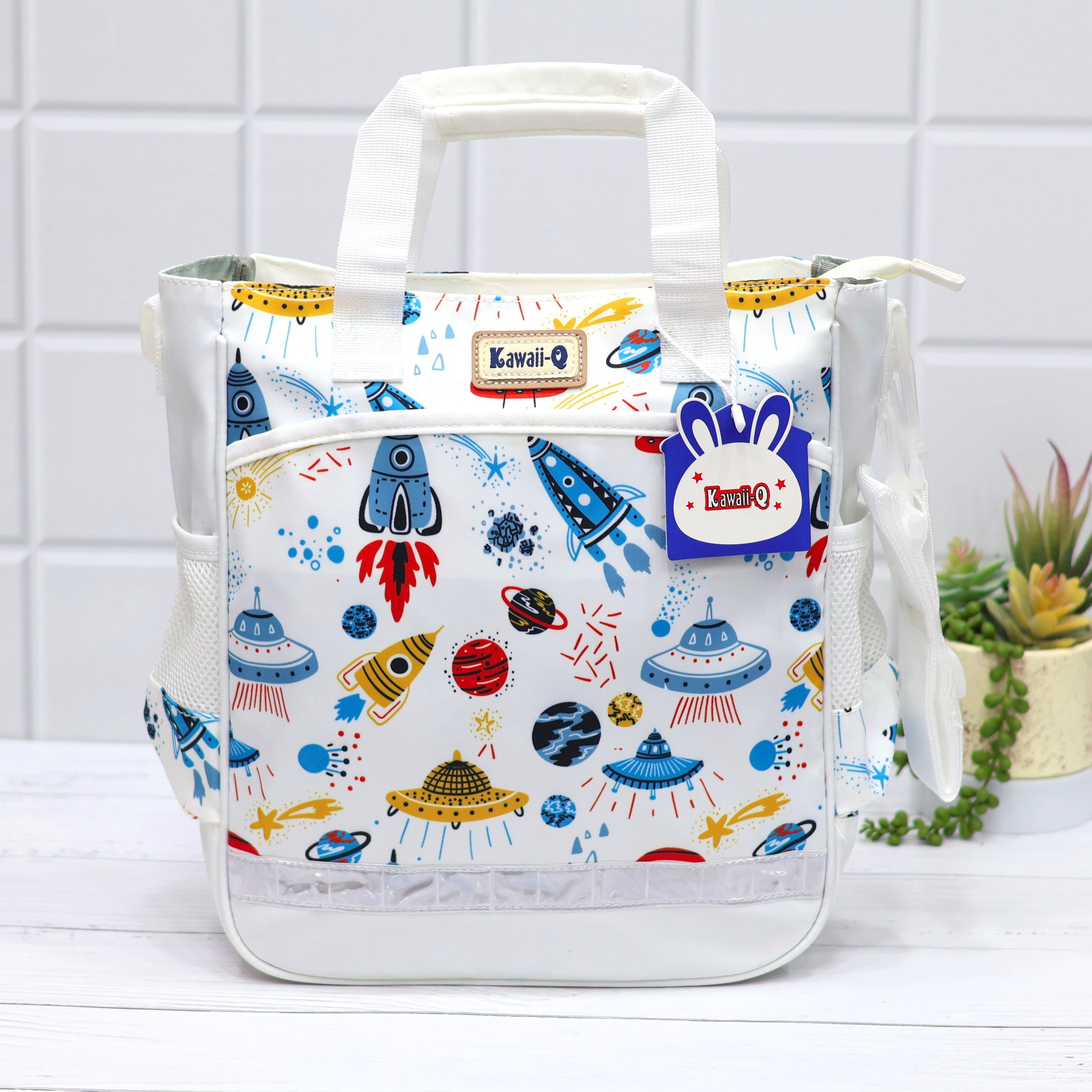 High-Quality Space Theme Multipurpose Large Capacity Shoulder Bag