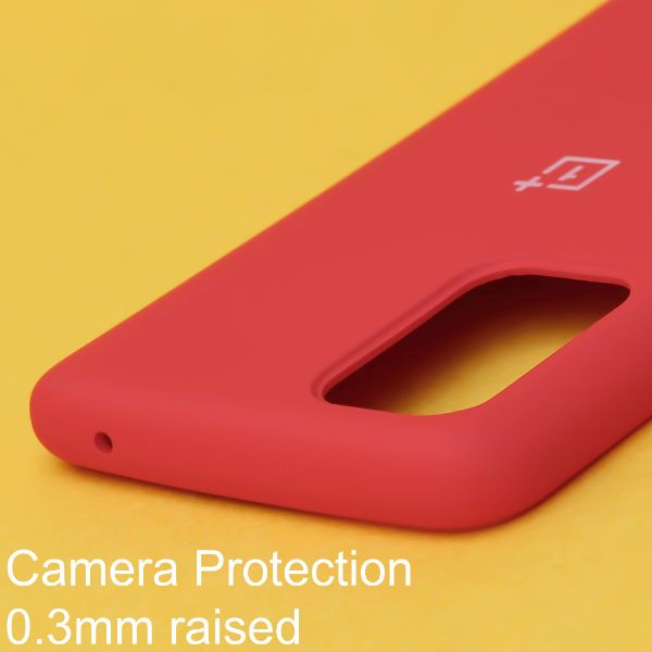 Red Original Silicone case for Oneplus 9