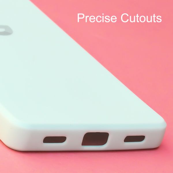 Light blue Candy Camera Silicone Case for Google Pixel 7