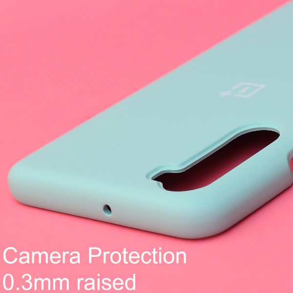 Light Blue Original Silicone case for Oneplus Nord