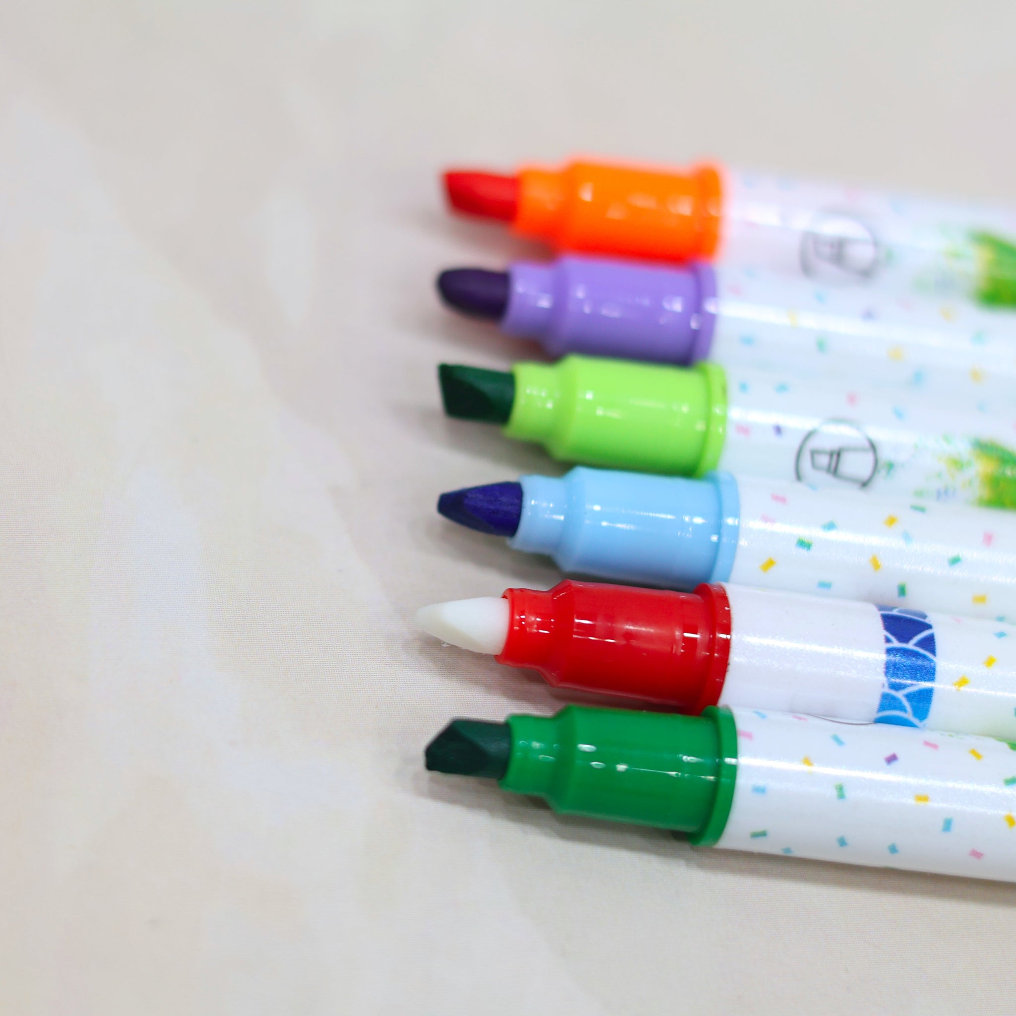 Kawaii Double-headed Highlighter Set of 6 Pcs