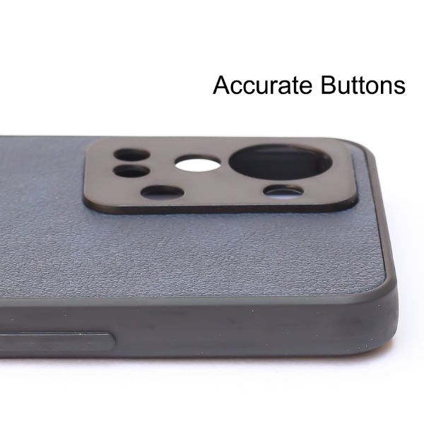 Dark Blue Leather Black Panther Ornamented for Oneplus Nord 2T