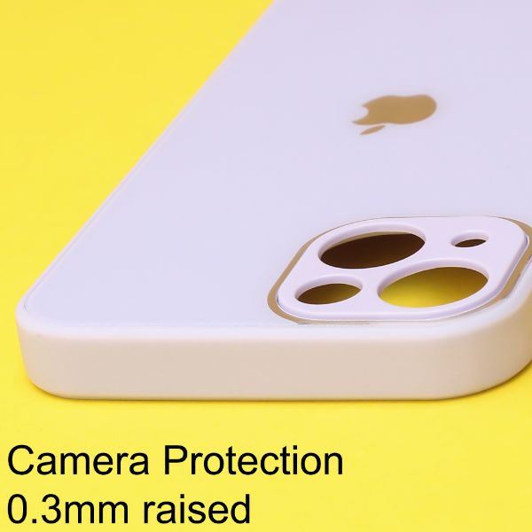 Purple camera Safe mirror case for Apple Iphone 13 Mini