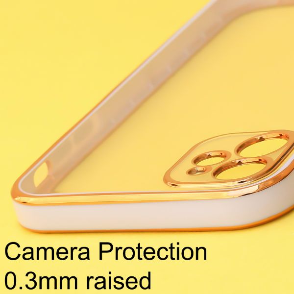 Purple Electroplated Transparent Case for Apple iphone 11