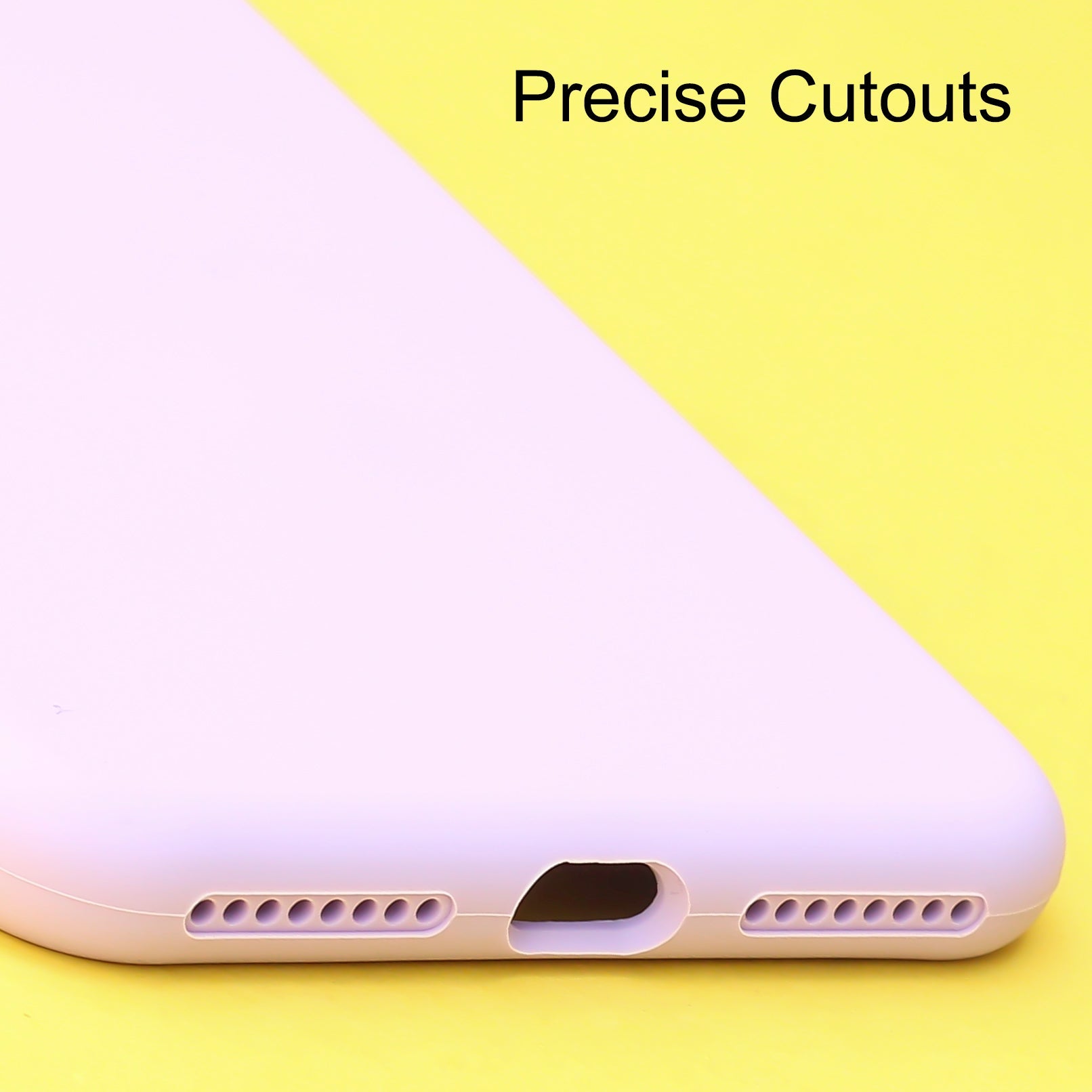 Purple Original Silicone case for Apple iphone 7 plus