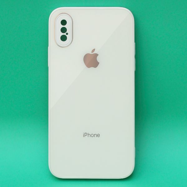 White camera Safe mirror case for Apple Iphone X/Xs
