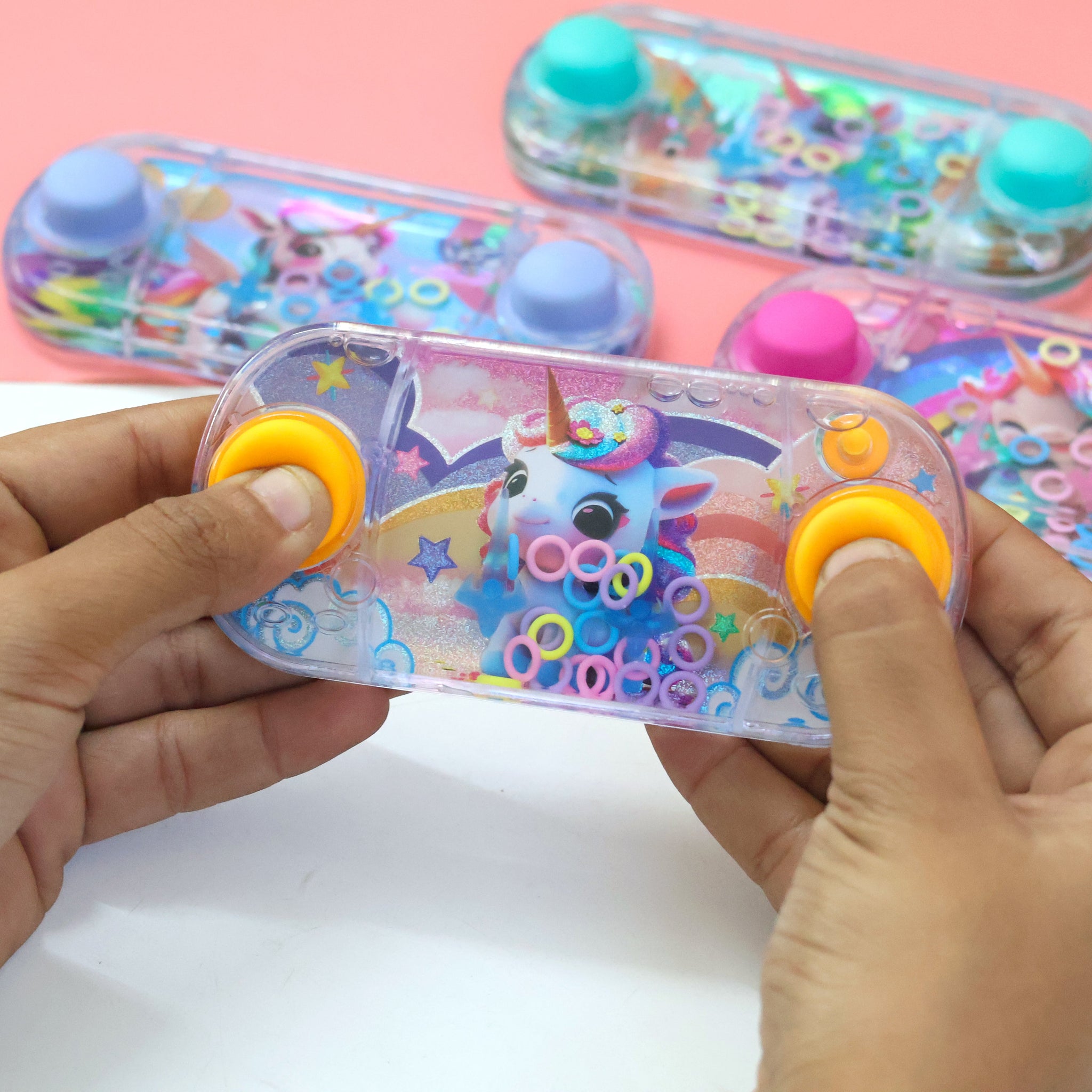 Pocket-Sized Unicorn Water Ring Toss Game