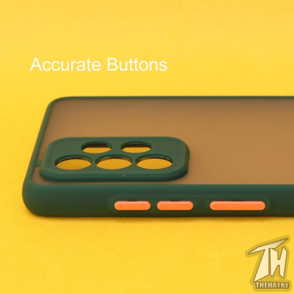 Dark Green Smoke Camera Safe case for Samsung A72