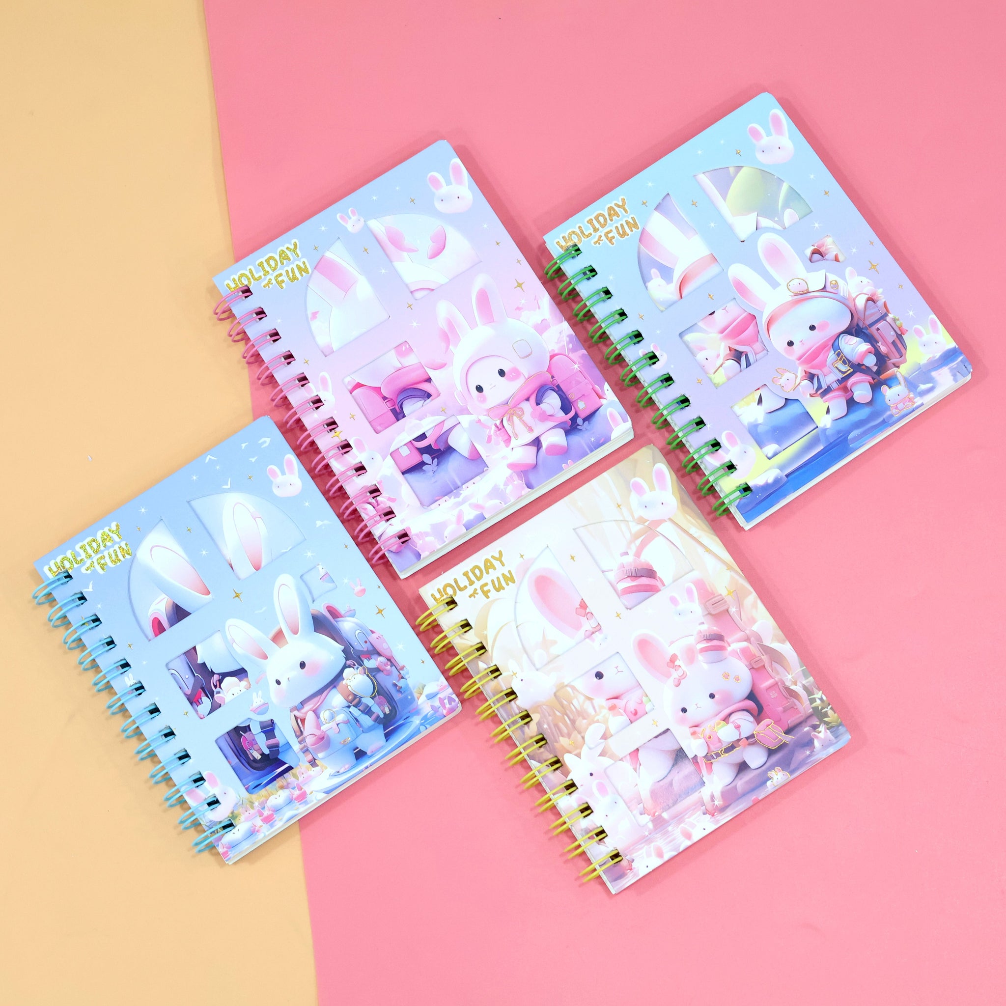 Holiday Fun Space Spiral Mini Diary