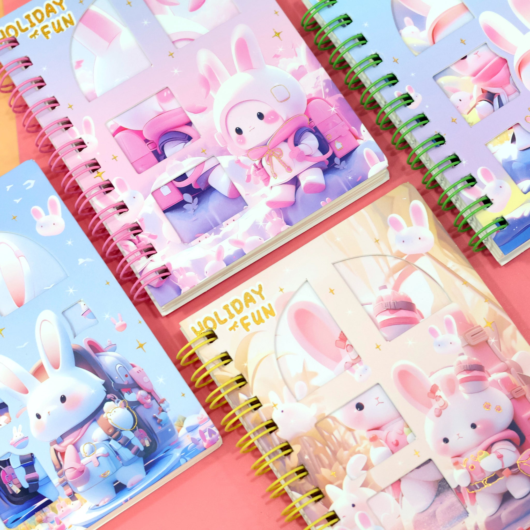 Holiday Fun Space Spiral Mini Diary