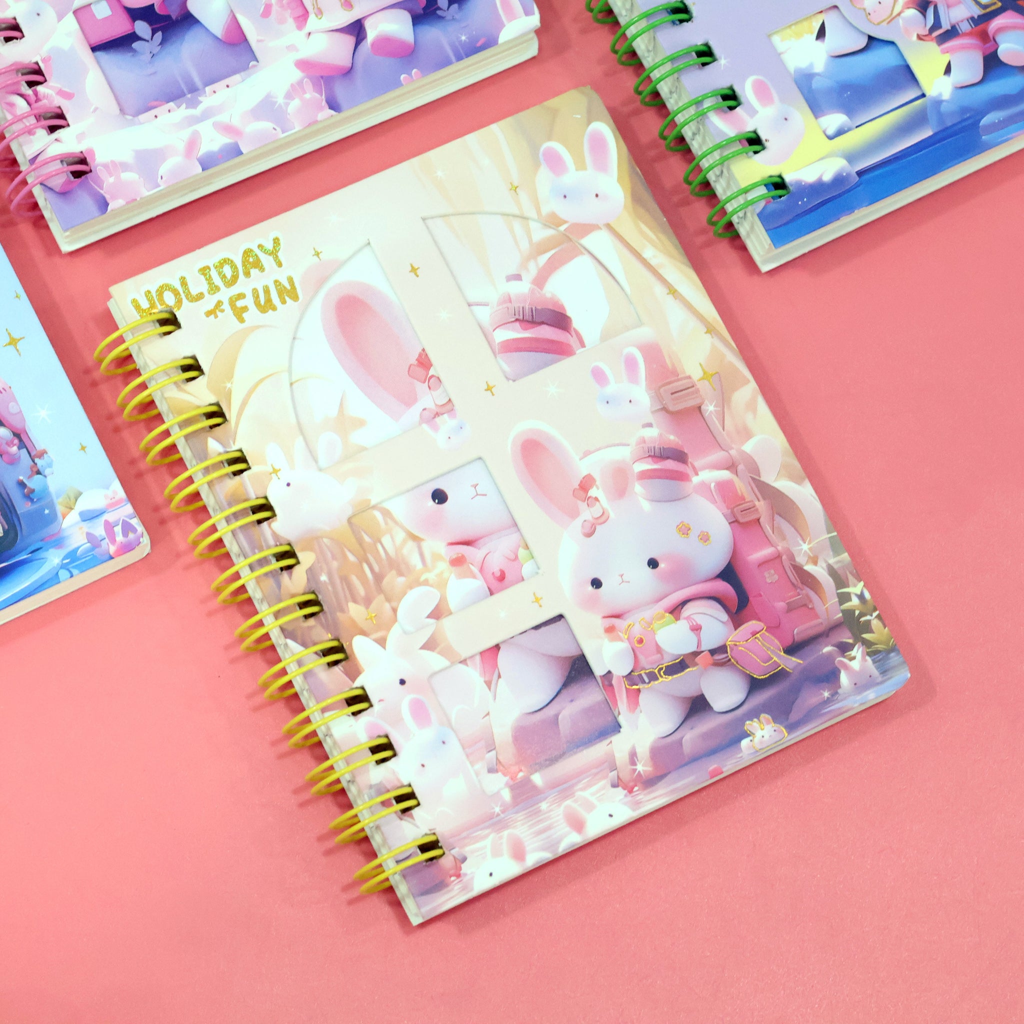 Holiday Fun Space Spiral Mini Diary
