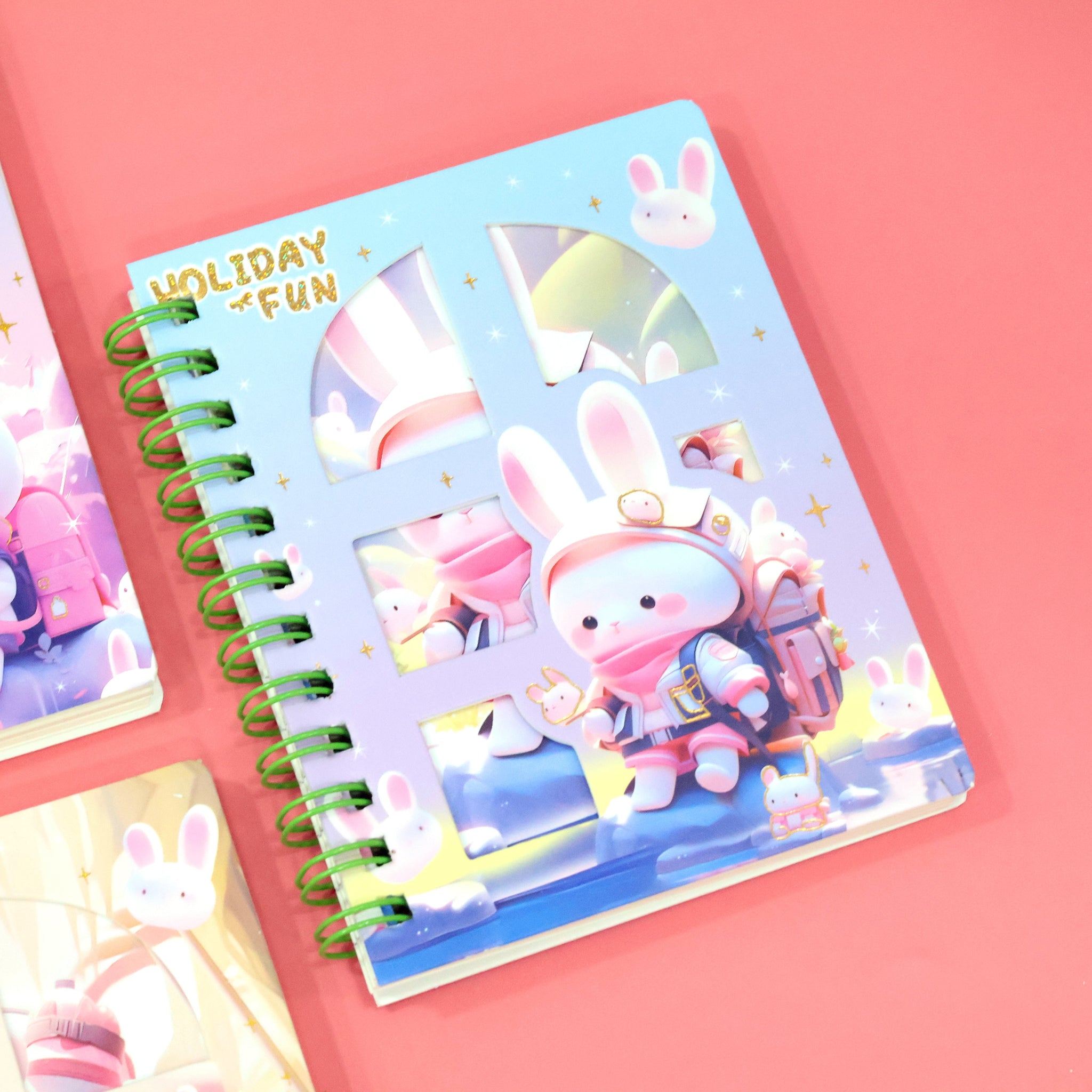 Holiday Fun Space Spiral Mini Diary