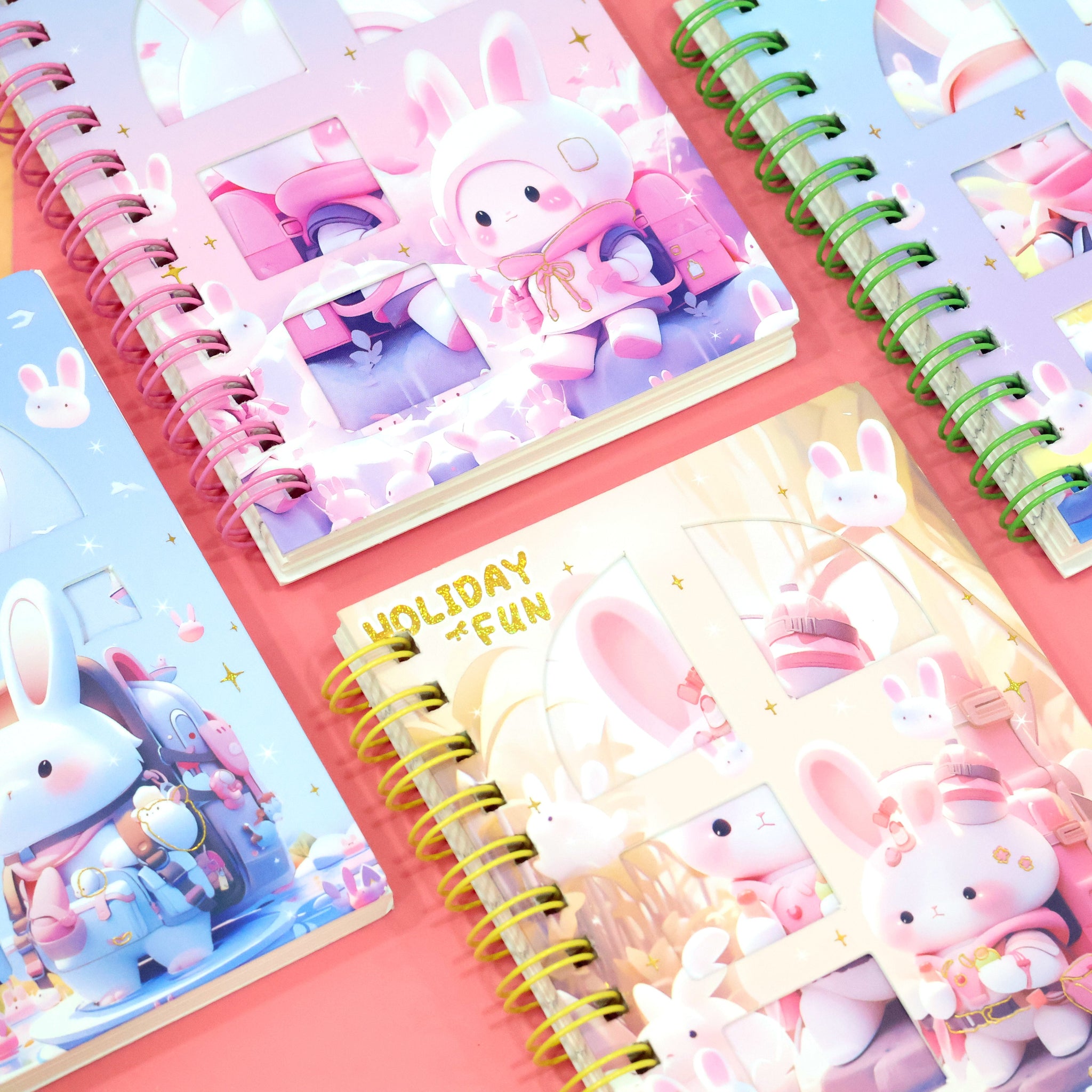 Holiday Fun Space Spiral Mini Diary