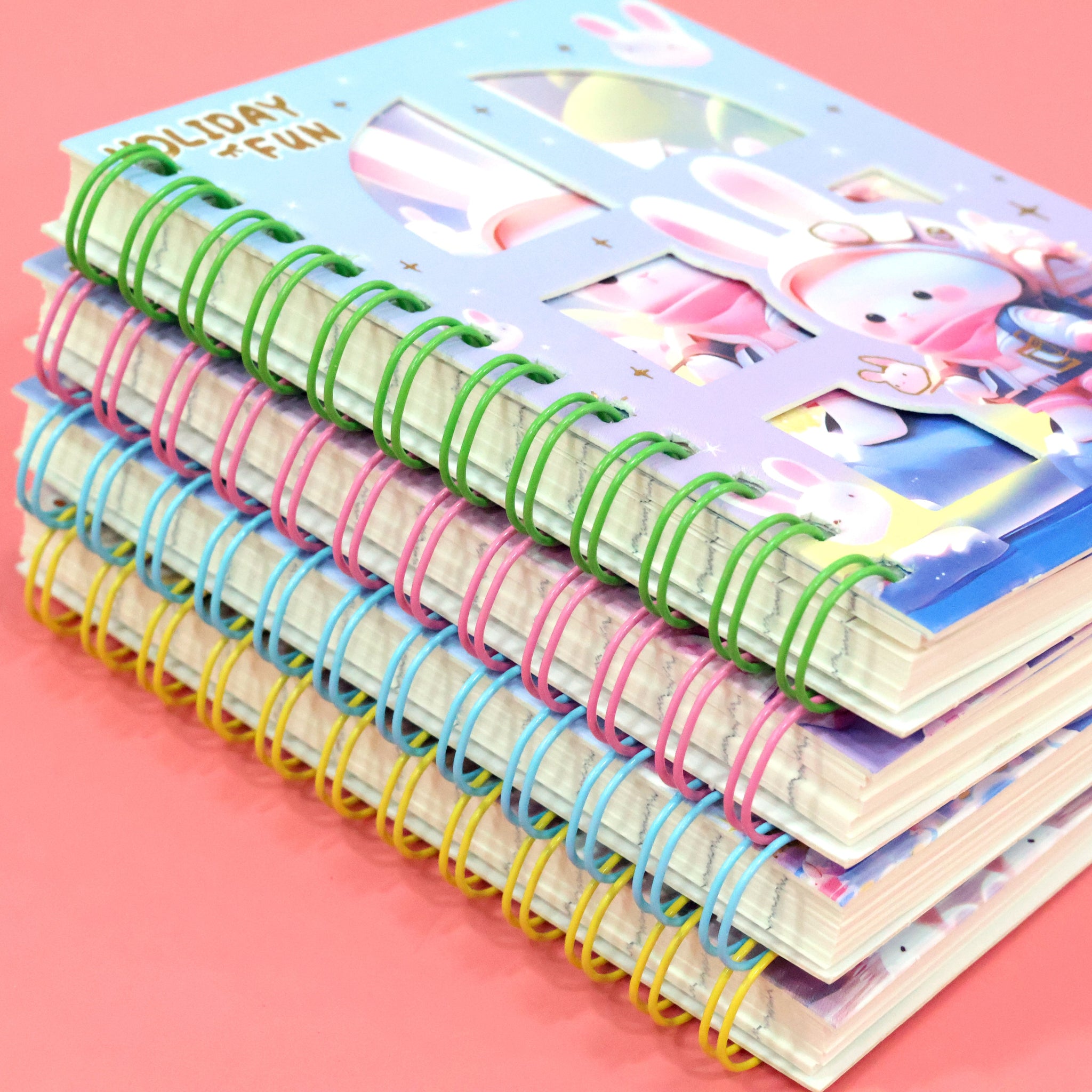 Holiday Fun Space Spiral Mini Diary