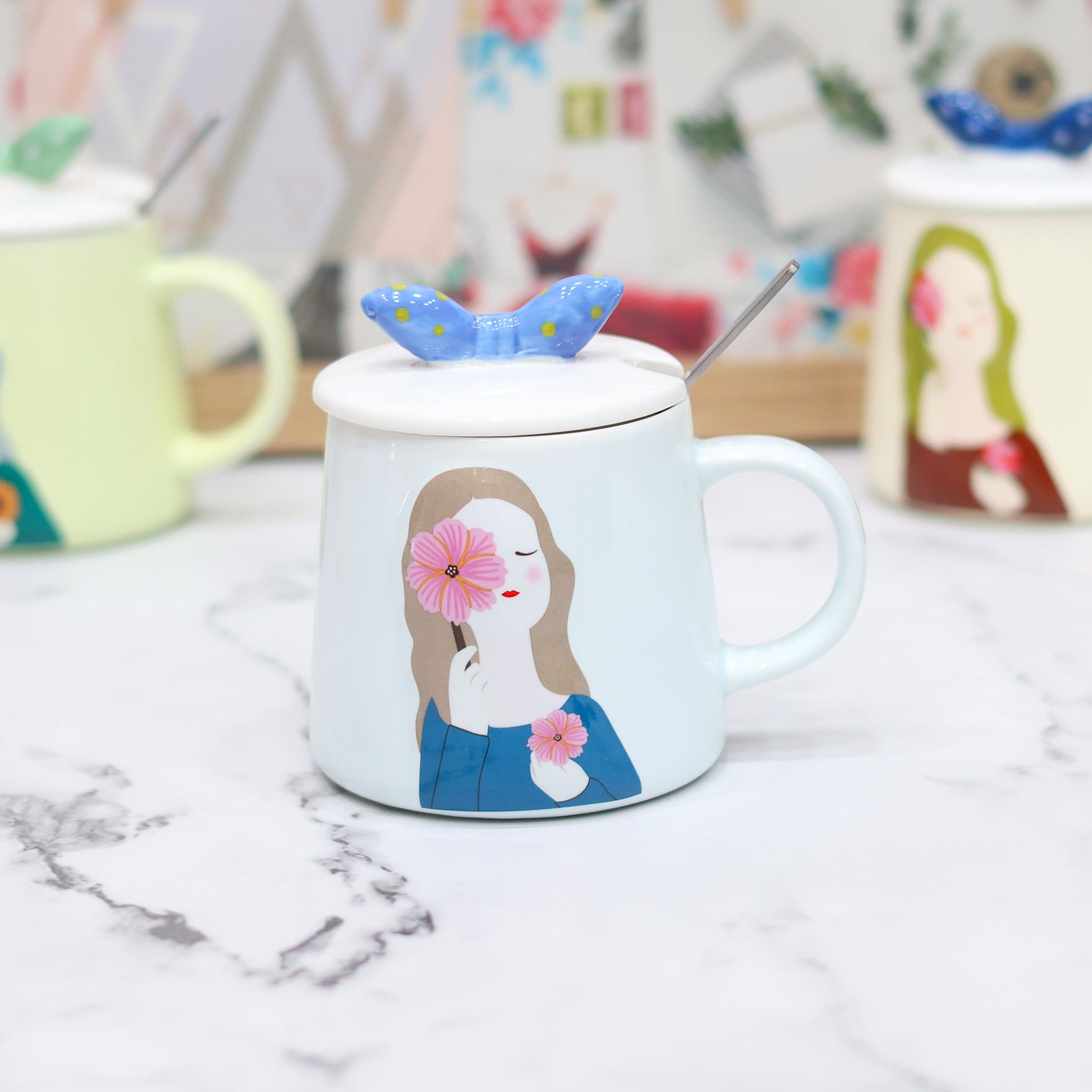 Flower Girl Ceramic Mug