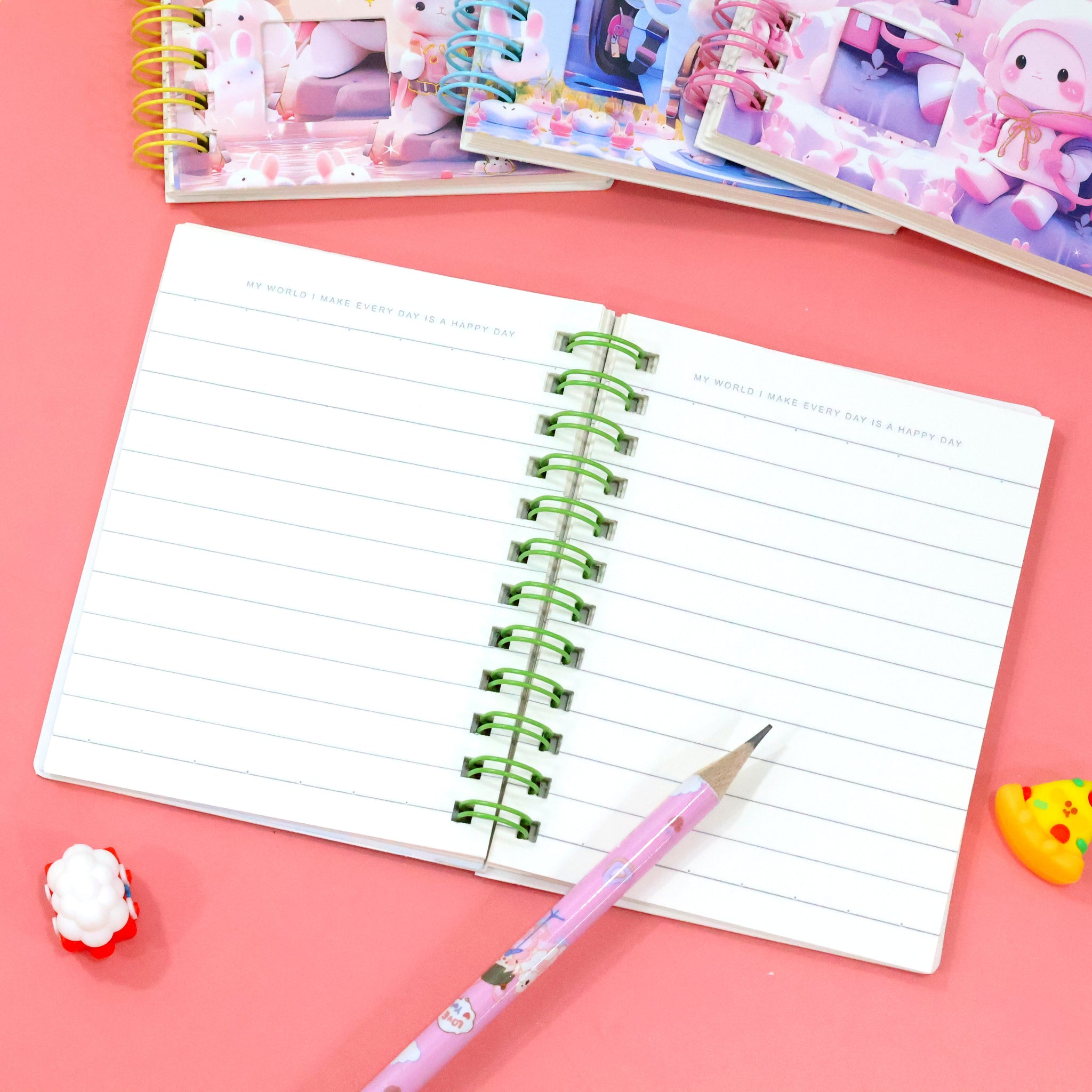 Holiday Fun Space Spiral Mini Diary