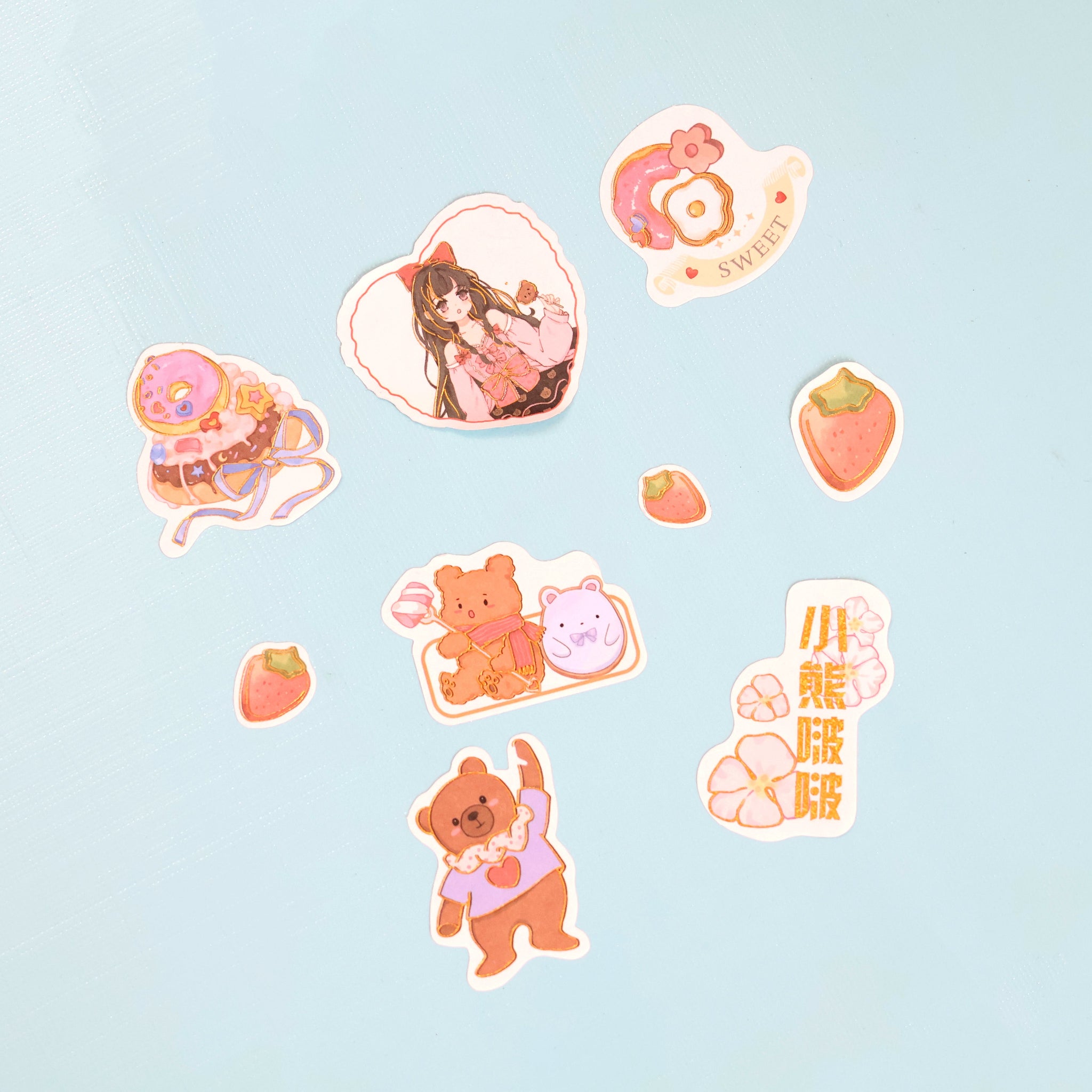 DIY Kawaii Cartoon Stickers