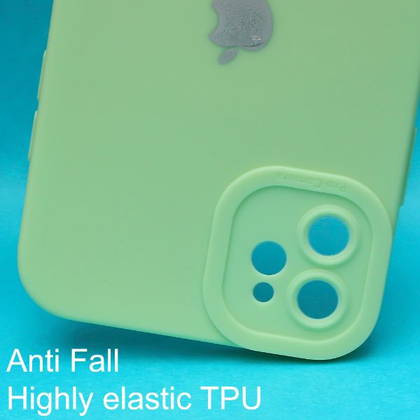 Light Green Spazy Silicone Case for Apple Iphone 12