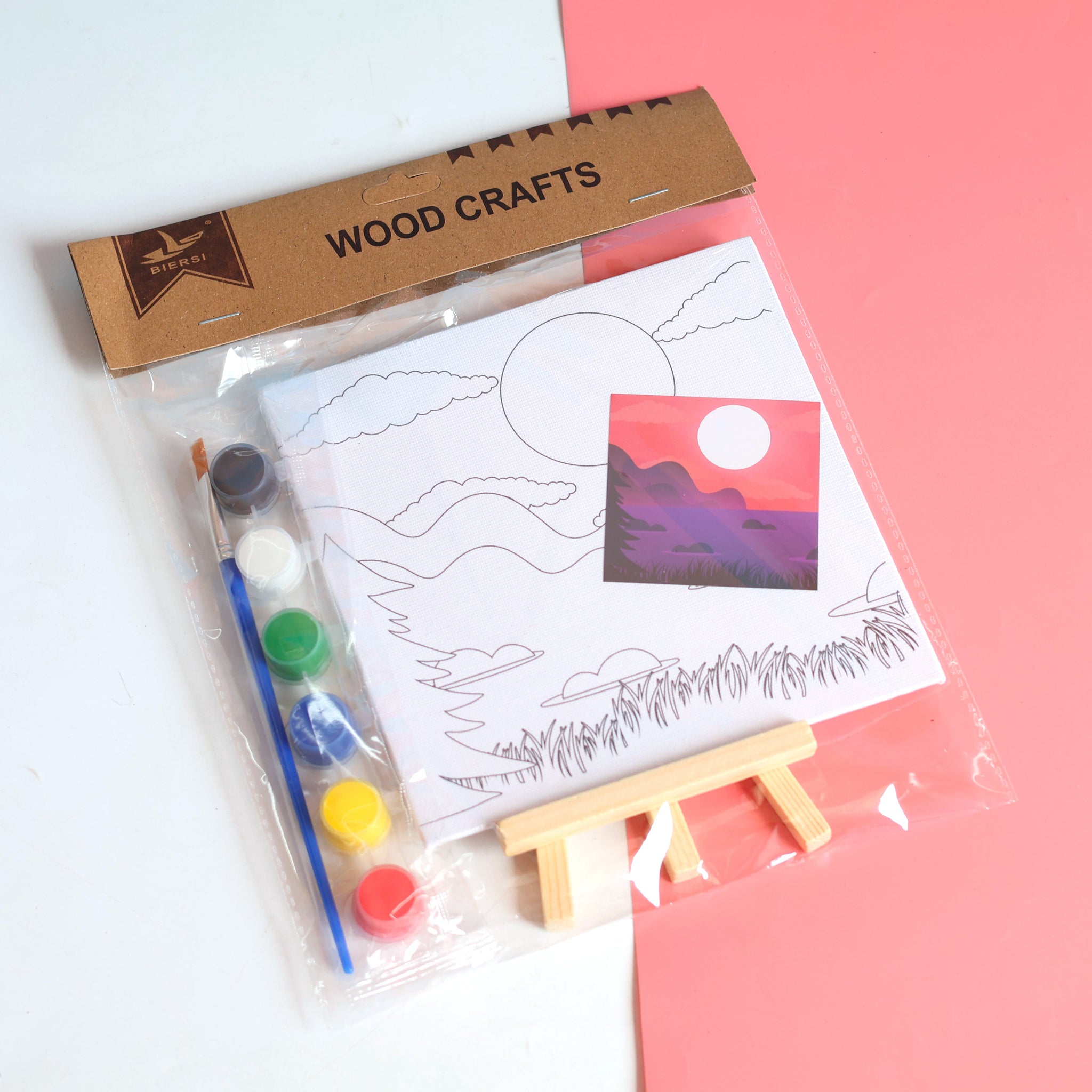 DIY Pre-Printed Canvas Painting Set