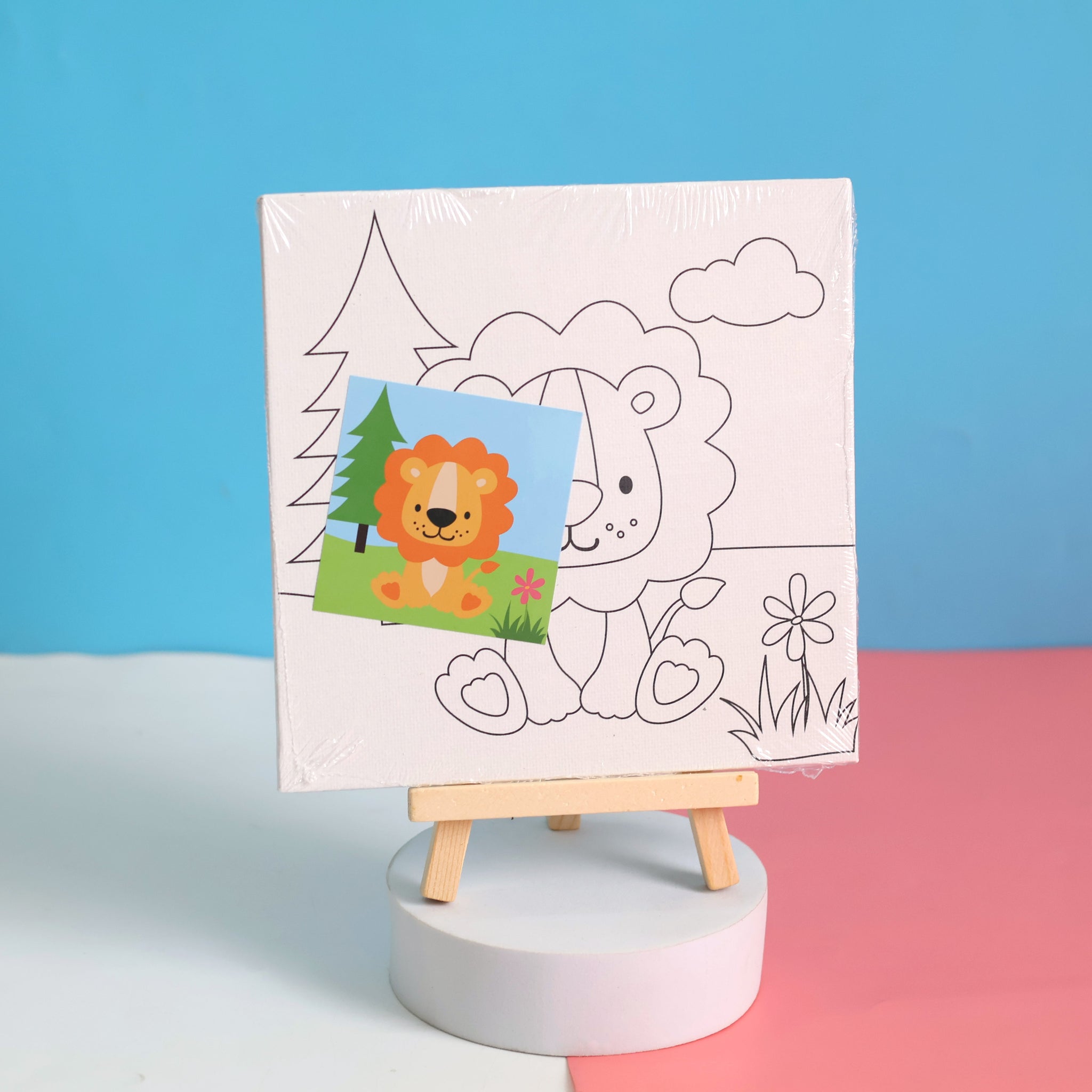 DIY Pre-Printed Canvas Painting Set