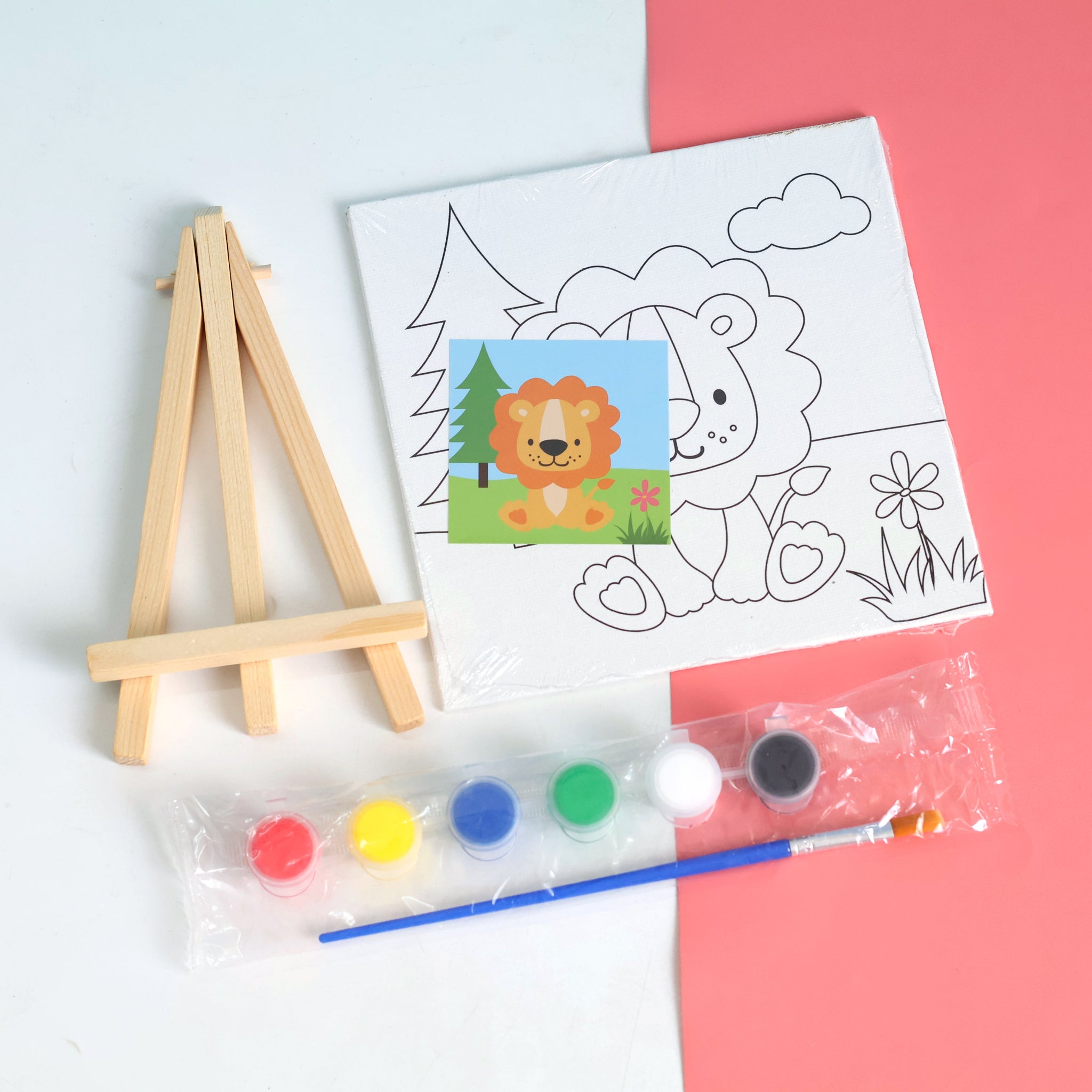 DIY Pre-Printed Canvas Painting Set